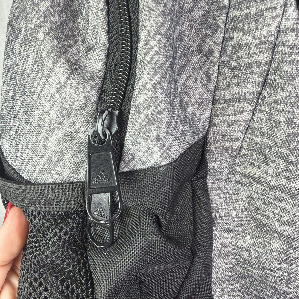 Adidas Grey Soccer Backpack Athletic Sports Bag Durable Lightweight Travel Gear - Picture 10 of 12